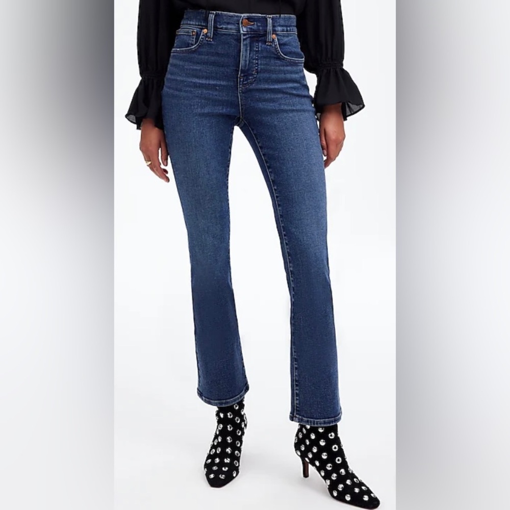 NWT Madewell kick out crop jeans size 32 tall